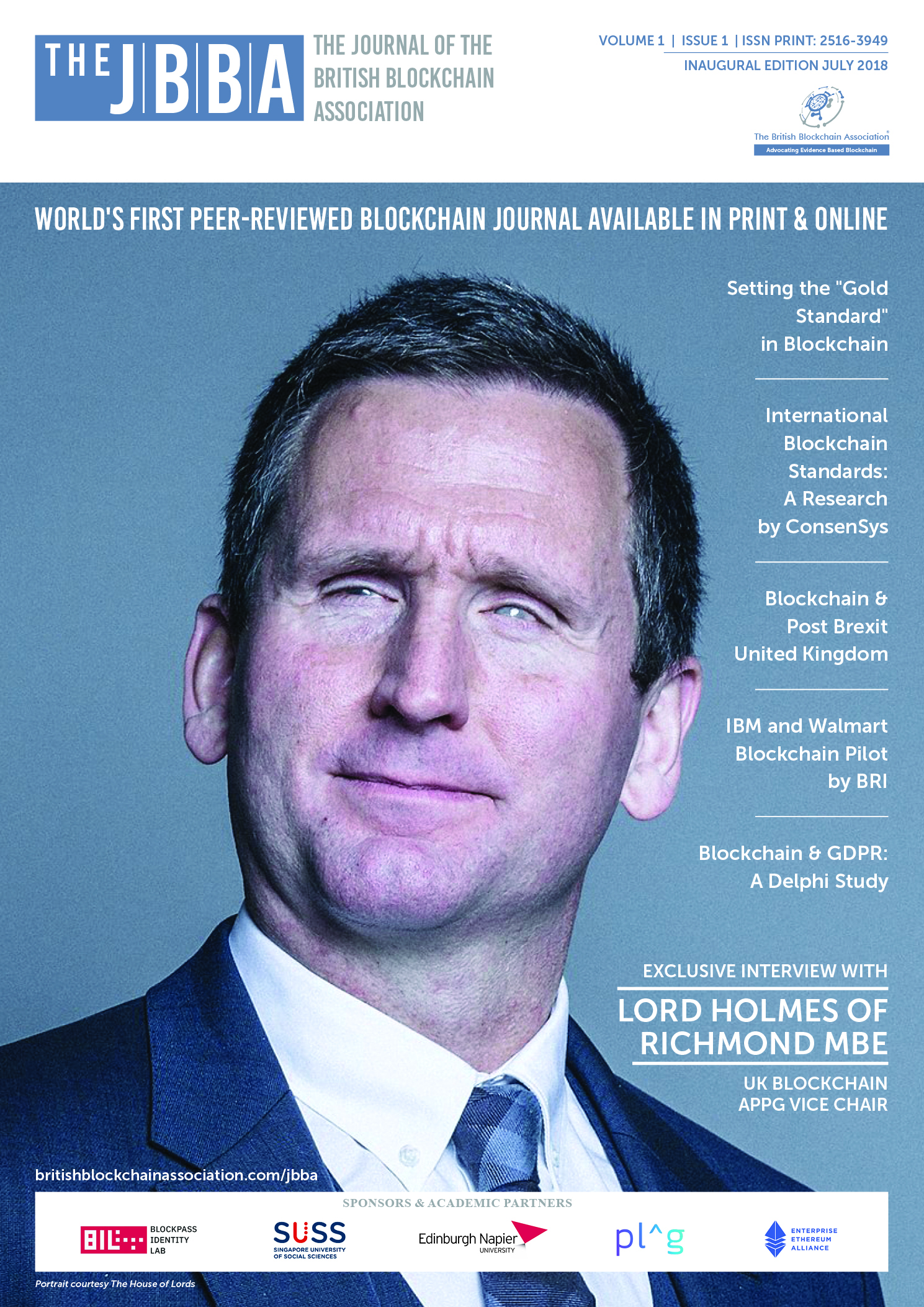JBBA Issue 1 cover