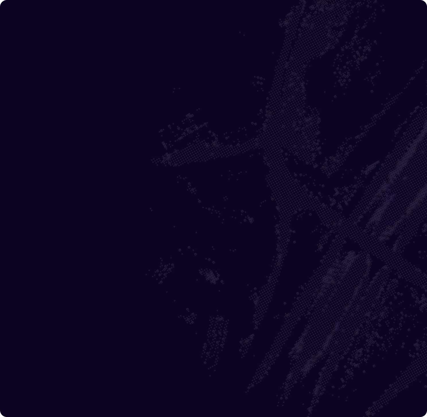 Motif abstrait sombre avec des formes texturées ondulées et des points, créant un effet mystérieux et organique.