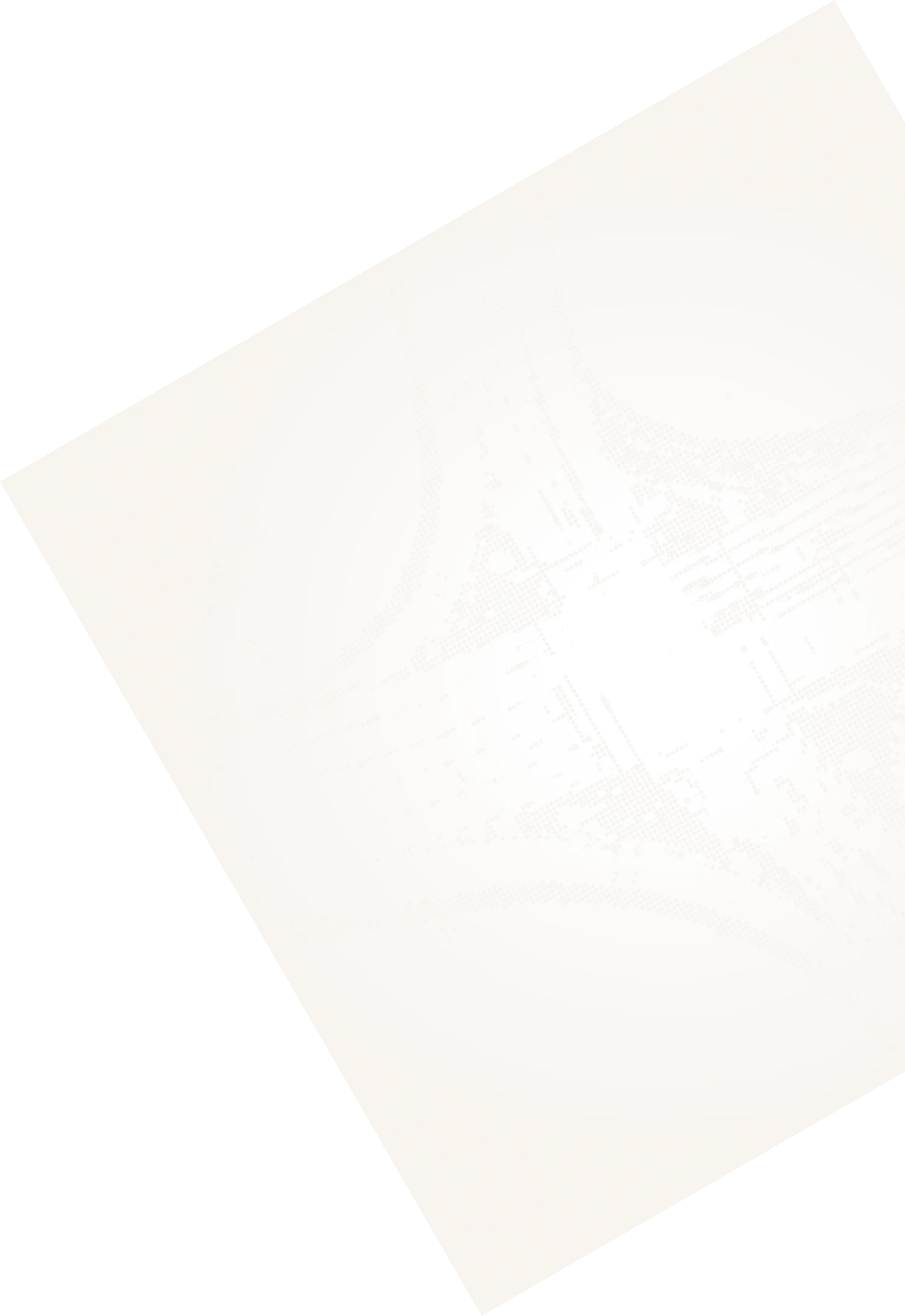 Carte de Tokyo illustrée en points et lignes, avec des tracés en forme de motif géométrique détaillé.
