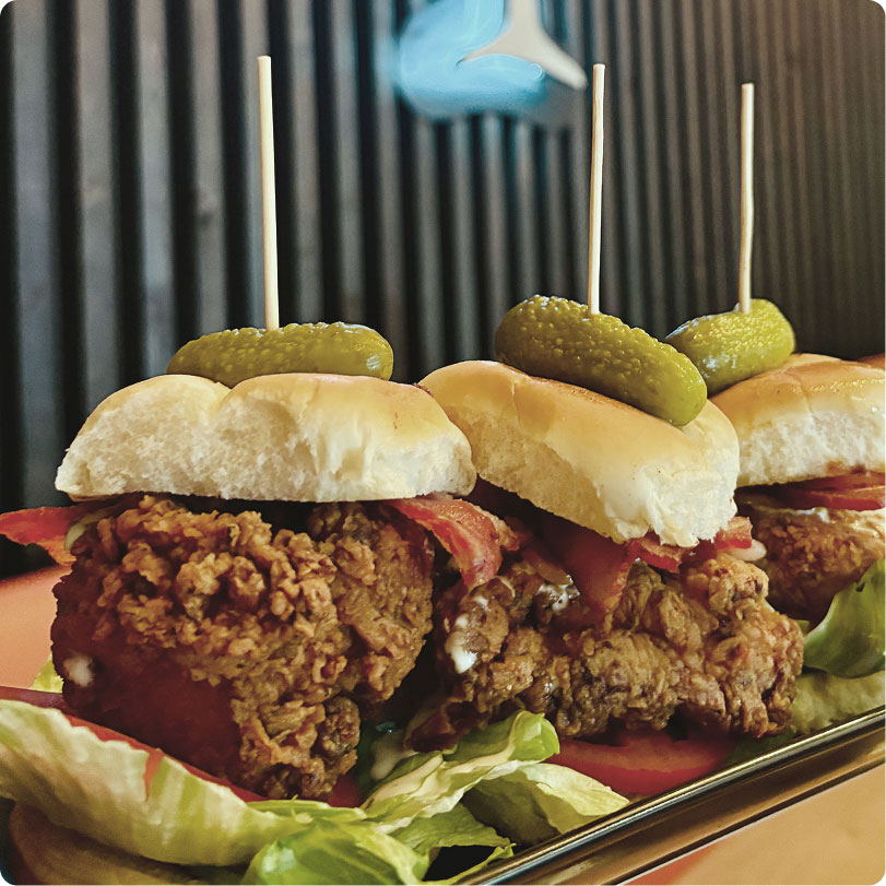 Chef Ryan Vantreese — Bacon Ranch Sliders.