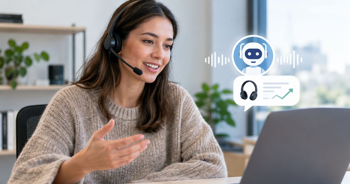 Can AI voice agents upsell during a support call?