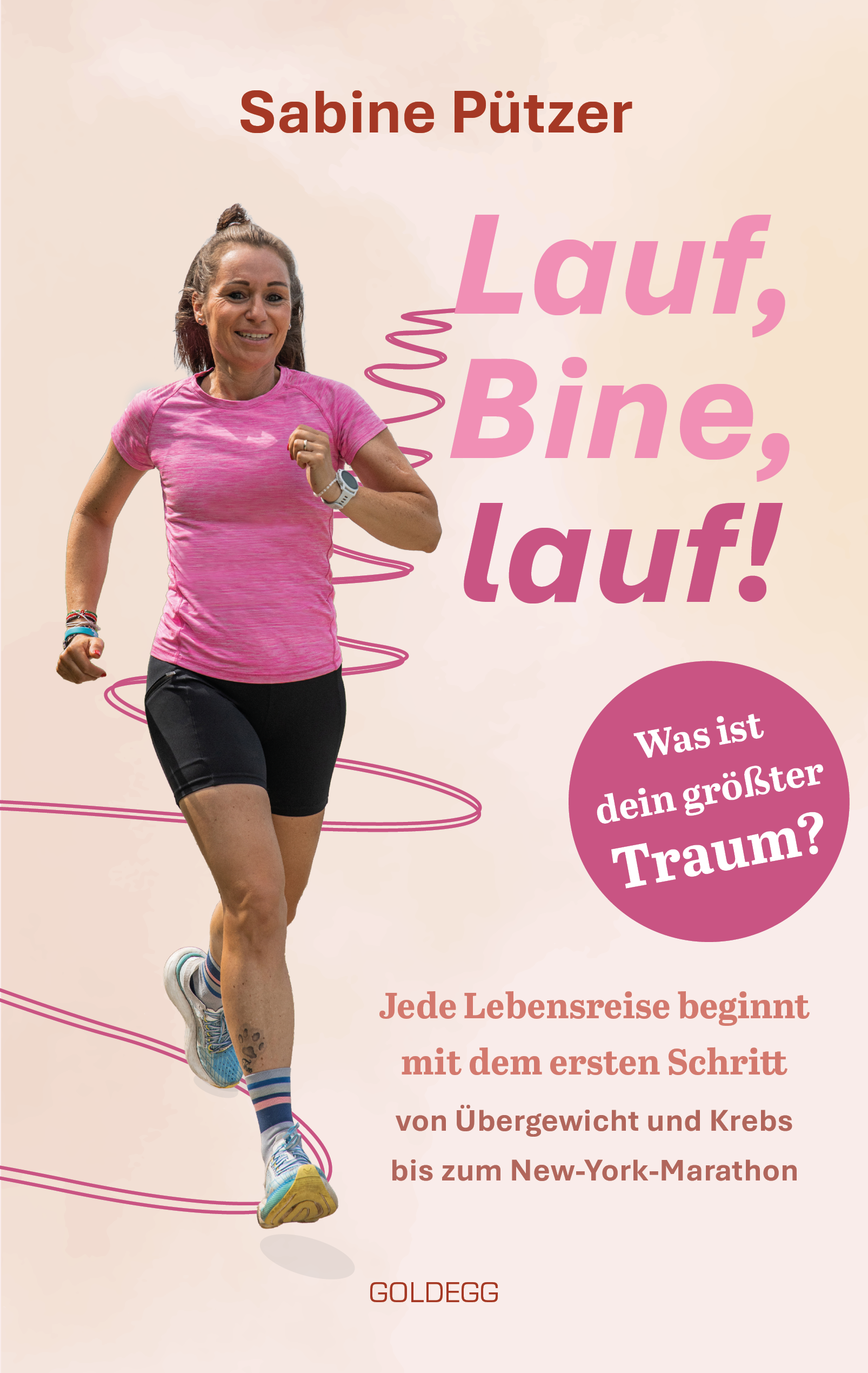 Buchcover „Lauf, Bine, lauf!“ von Sabine Pützer