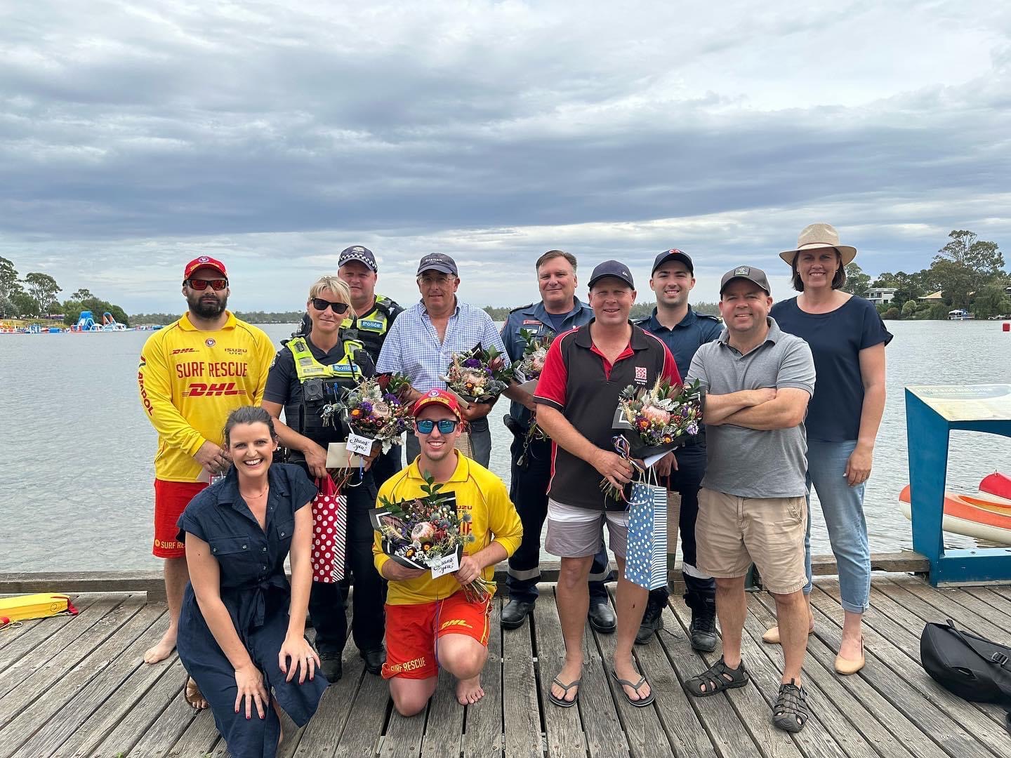 Nagambie on Water Festival pays tribute to emergency service workers