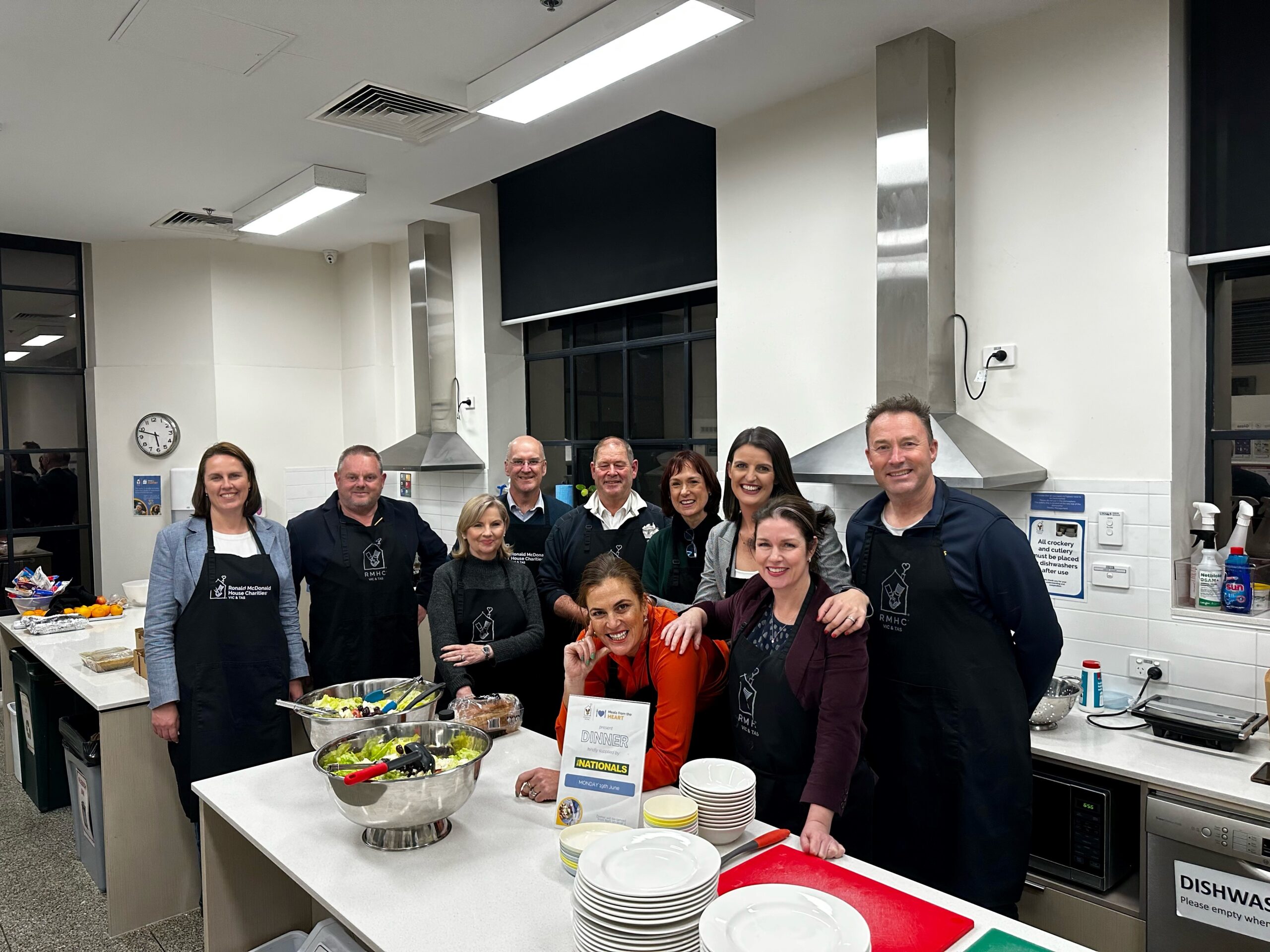 Nats MPs volunteer at Ronald McDonald House