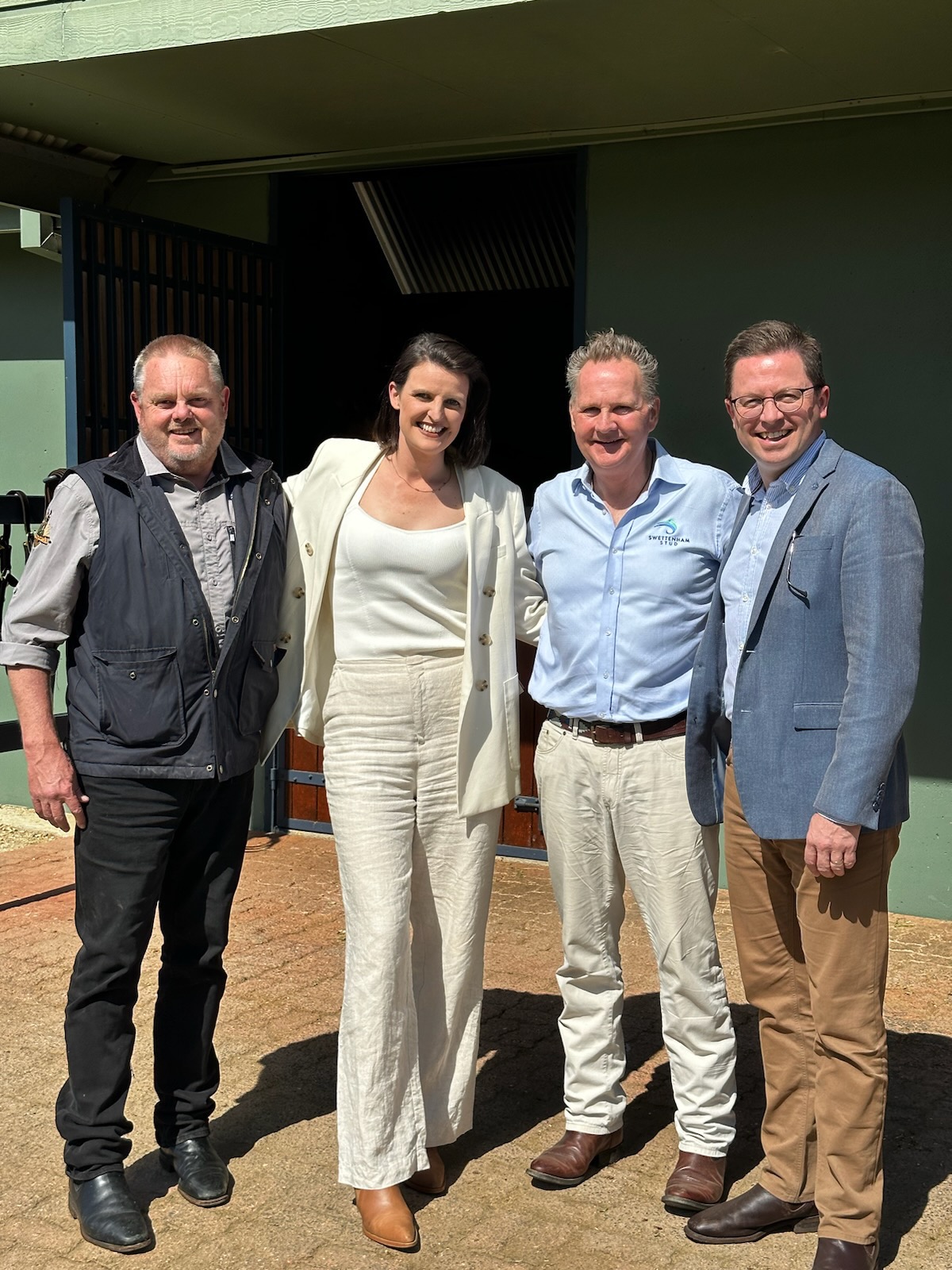 Thoroughbred breeding season off and racing