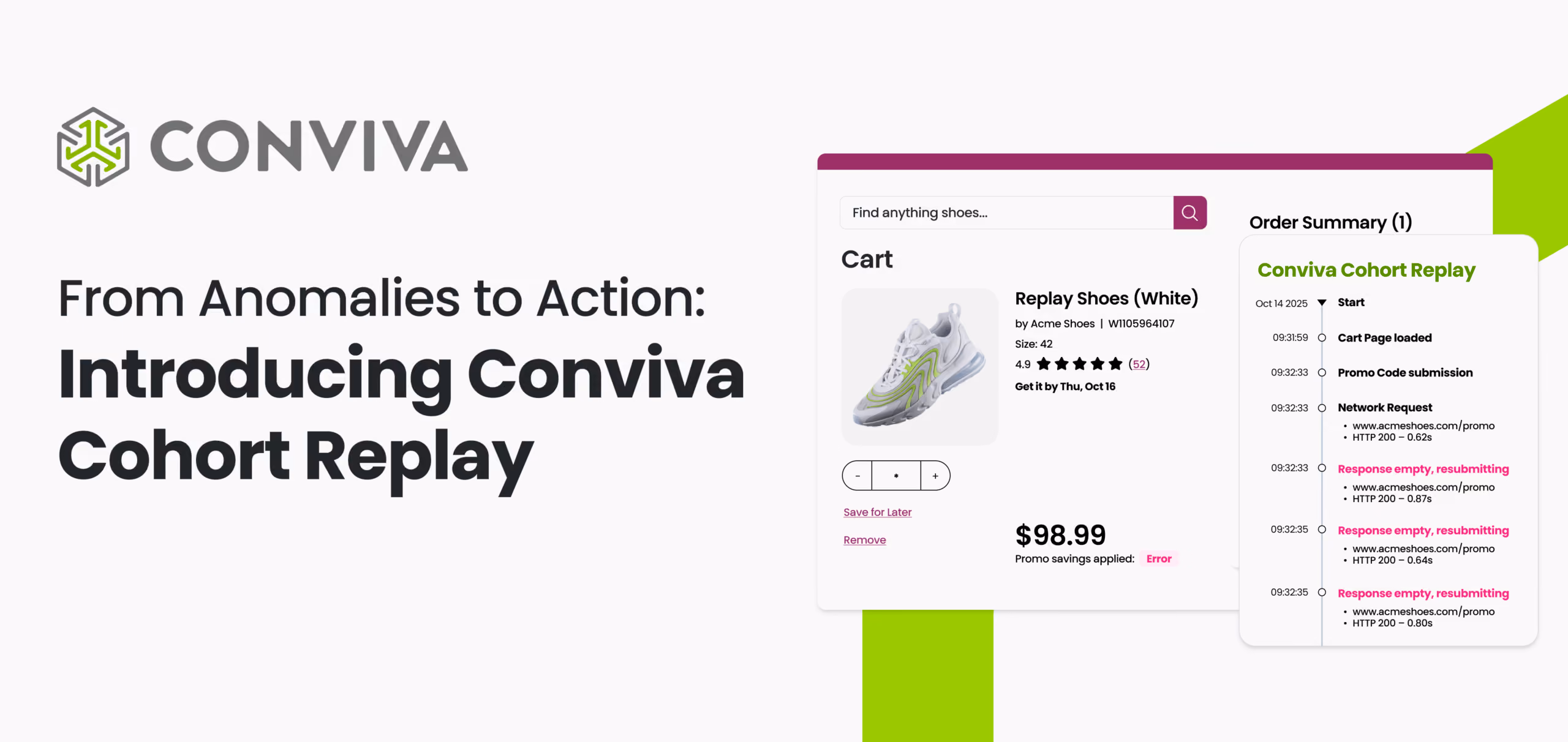 From Anomalies to Action: Introducing Conviva Cohort Replay