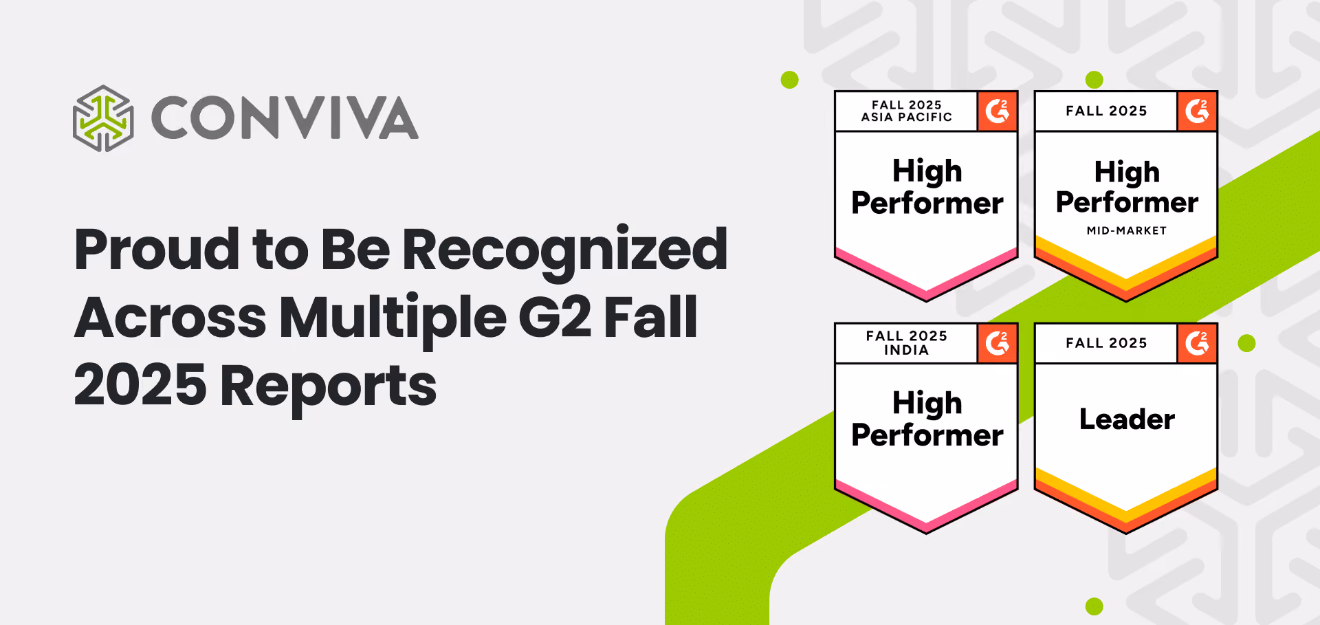 Conviva Recognized Across Multiple G2 Fall 2025 Reports: A Leader in Digital Analytics