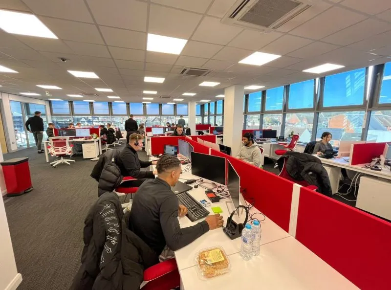 The Archer Group recruitment floor, consultants at work