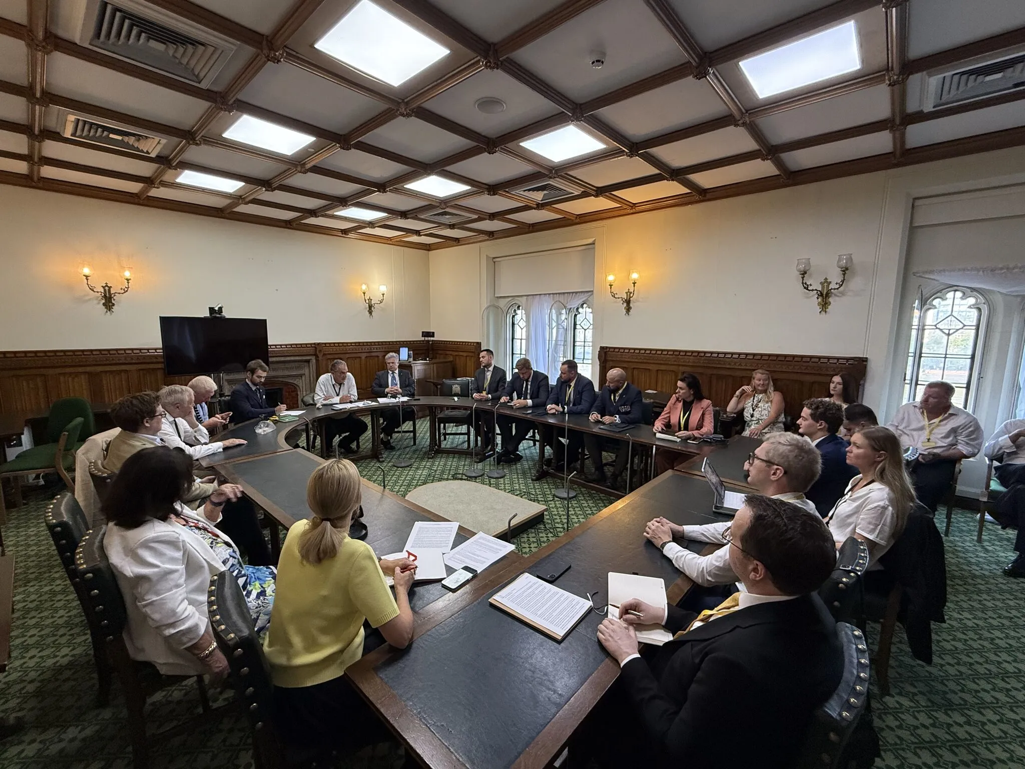The first official meeting of the All-Party Parliamentary Group