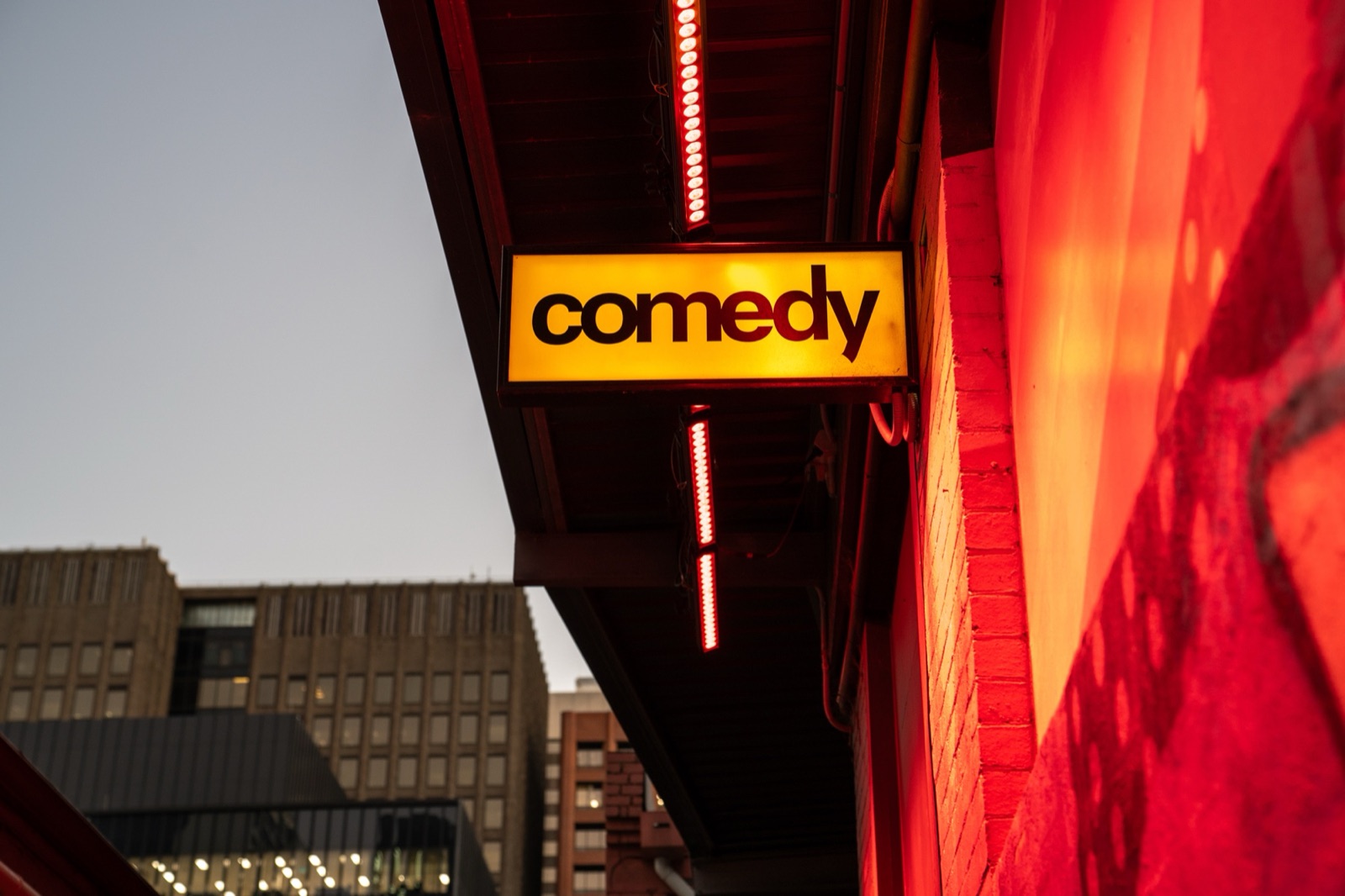 Comedy Lounge venue sign