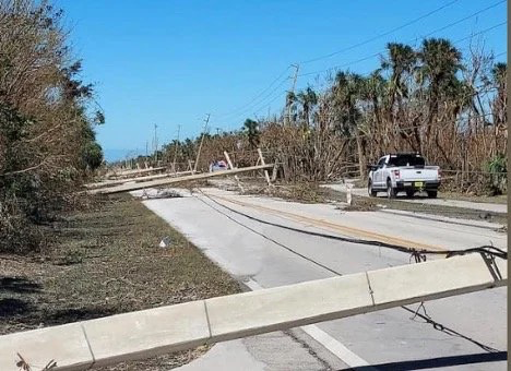 Sanibel transmission lines destroyed