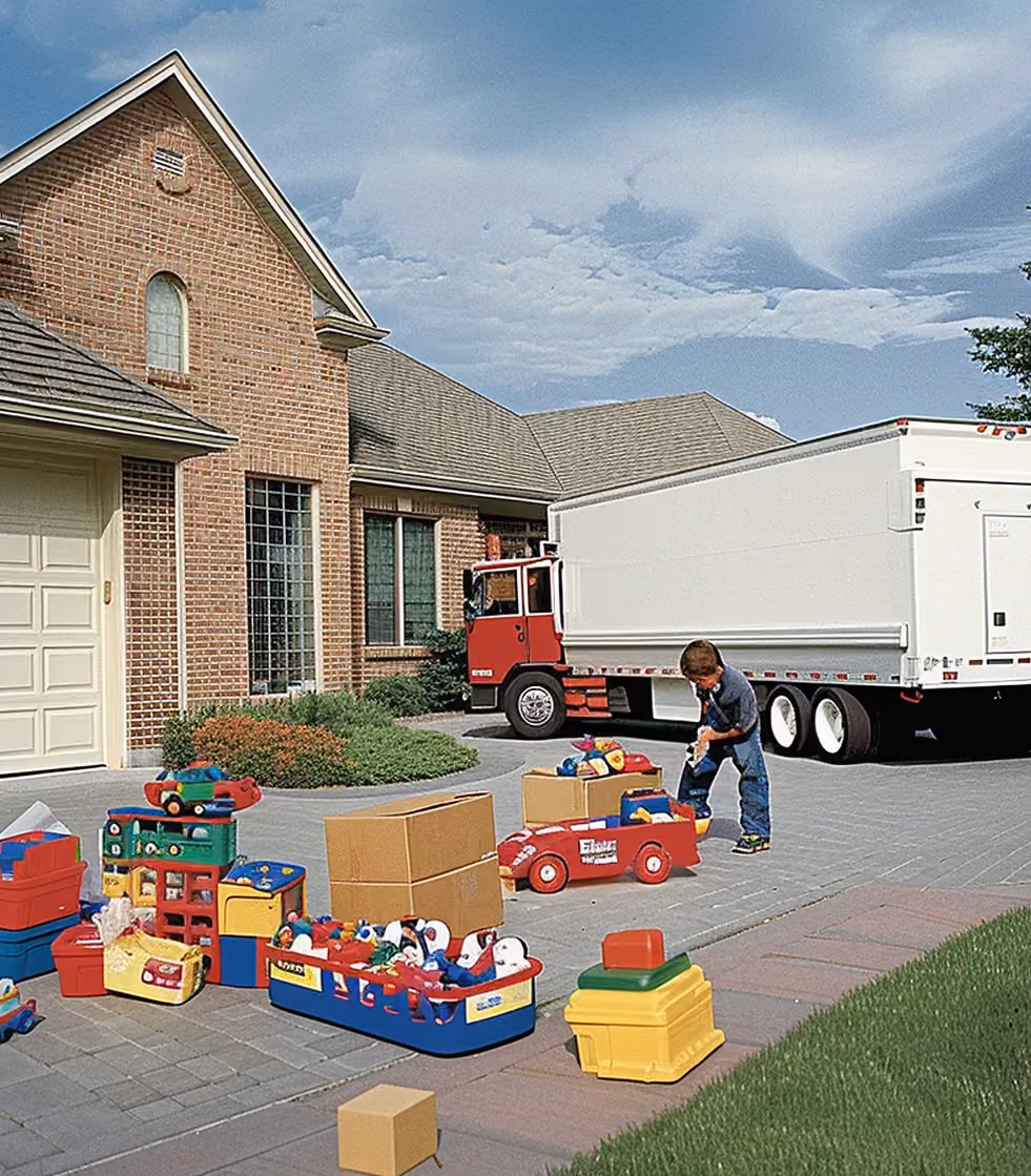 Movers loading a truck