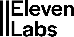 ElevenLabs logo, black text 'Eleven Labs' with two vertical bars in front