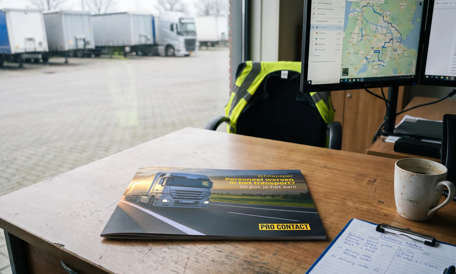 Cover van de whitepaper Personeel werven in de transportsector