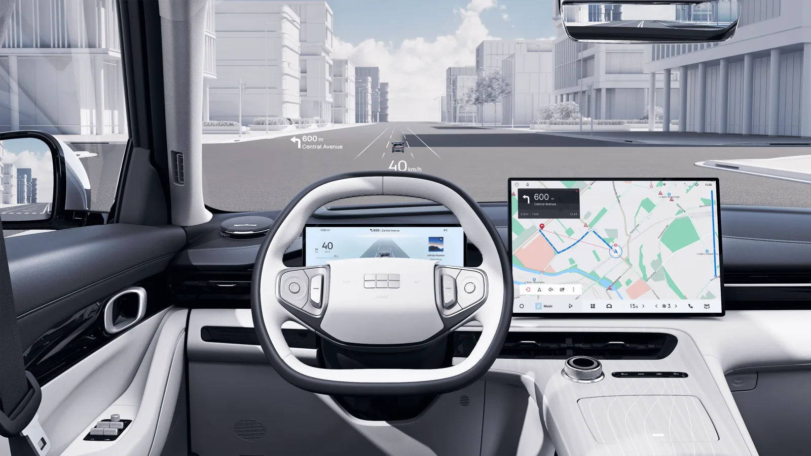 Geely E5 – Head-up-Display