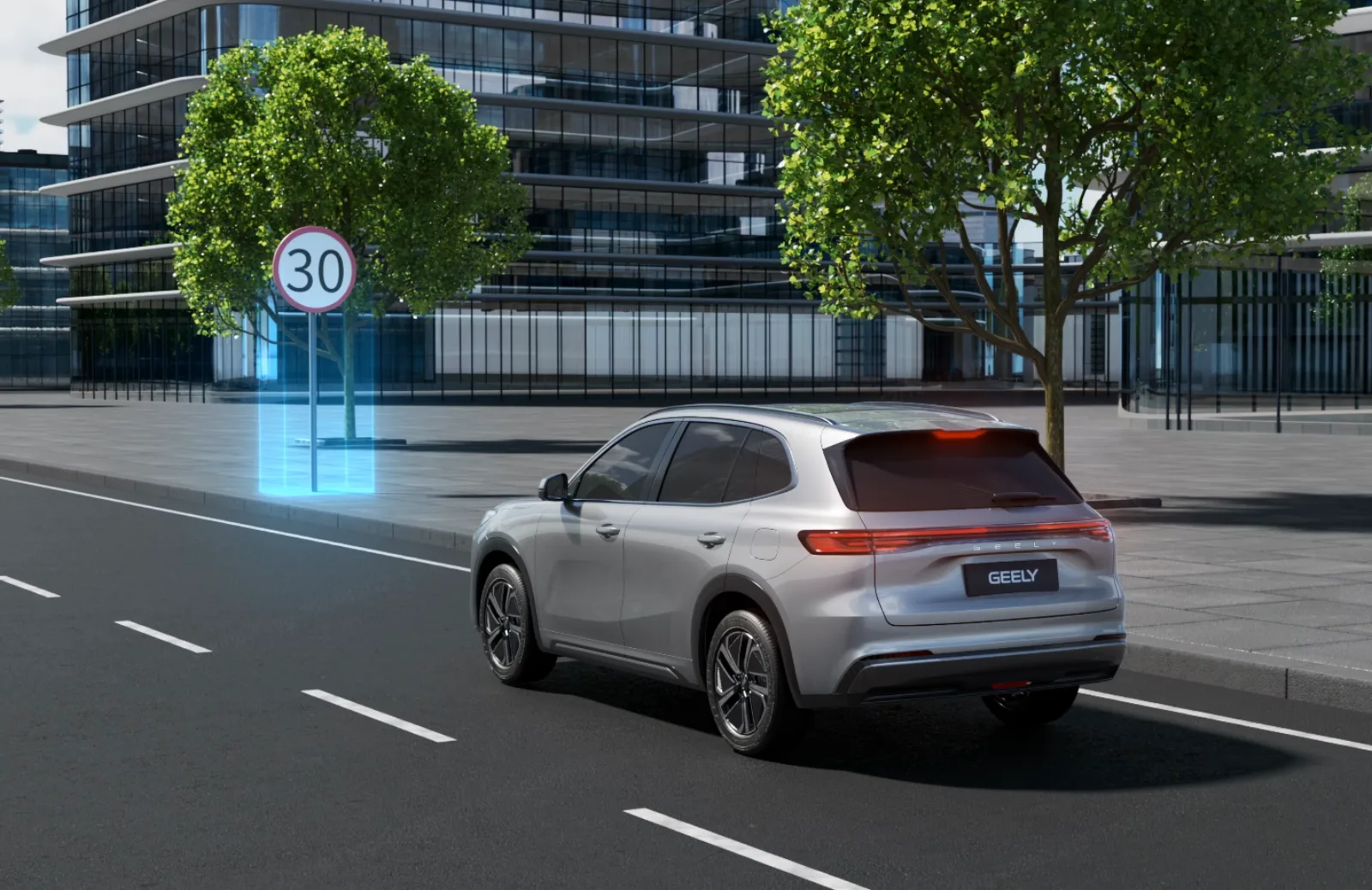 Geely Starray EM-i – Verkehrszeichenerkennung