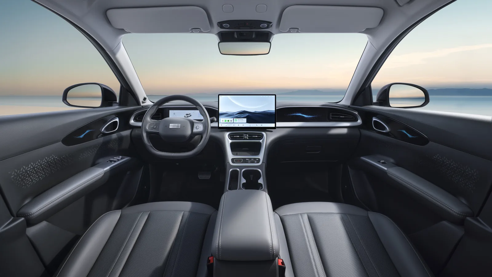 Geely E2 – flacher Fondboden