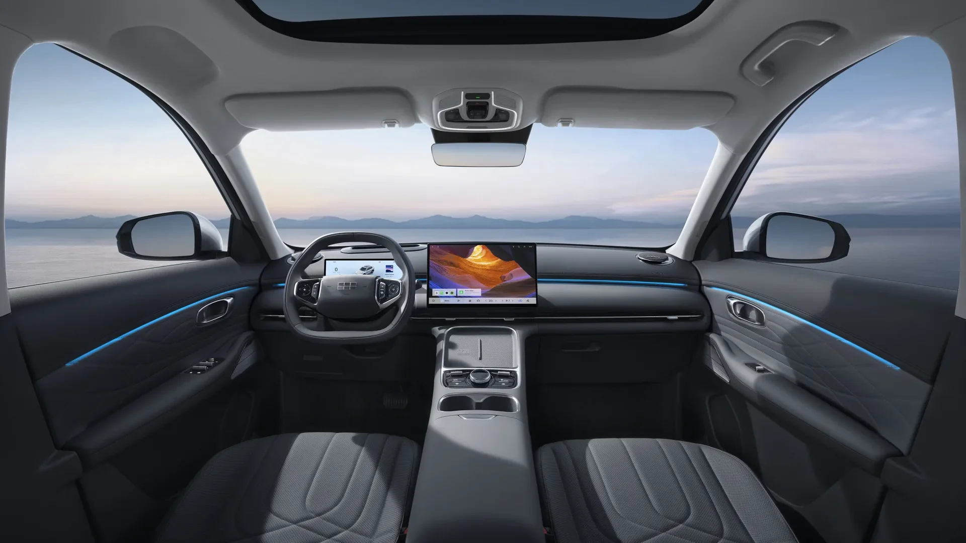 Geely Starray EM-i Interieur in Graphit