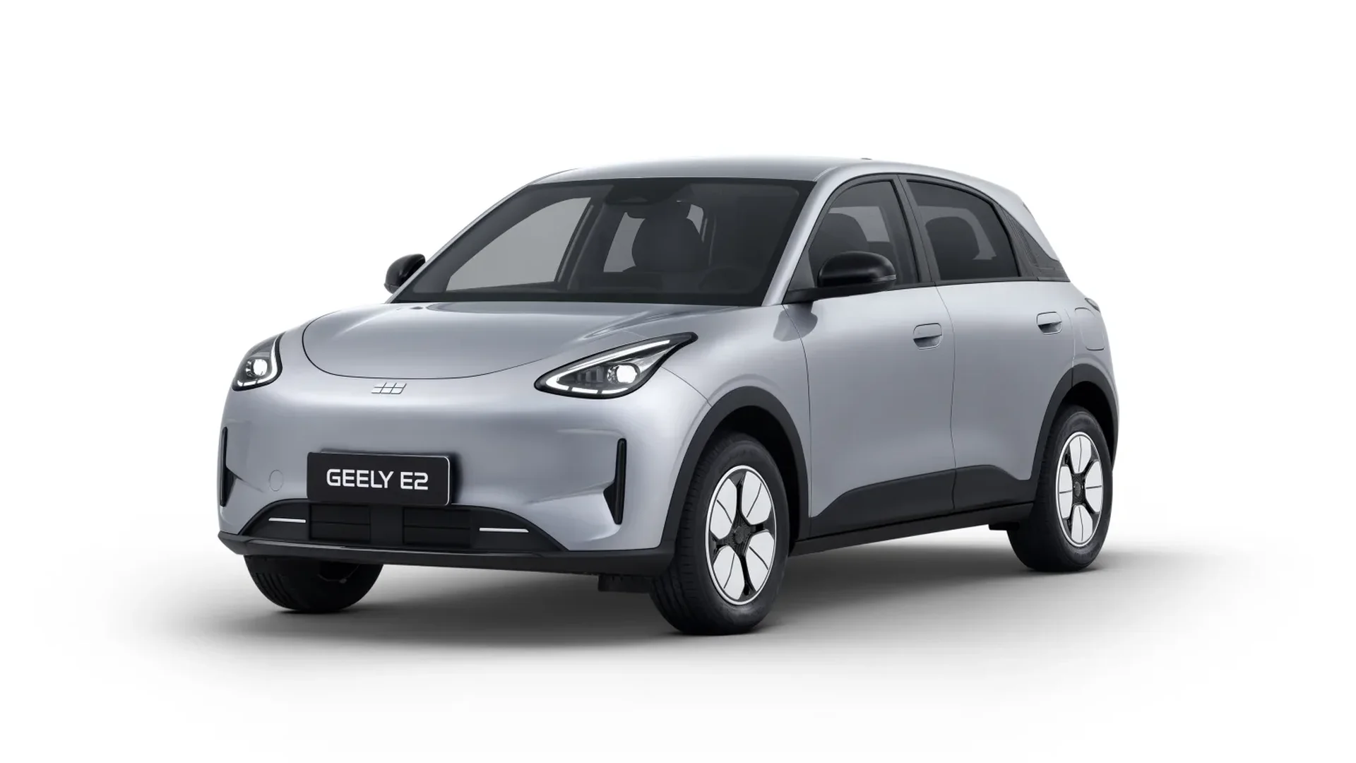 Geely E2 in Sternensilber