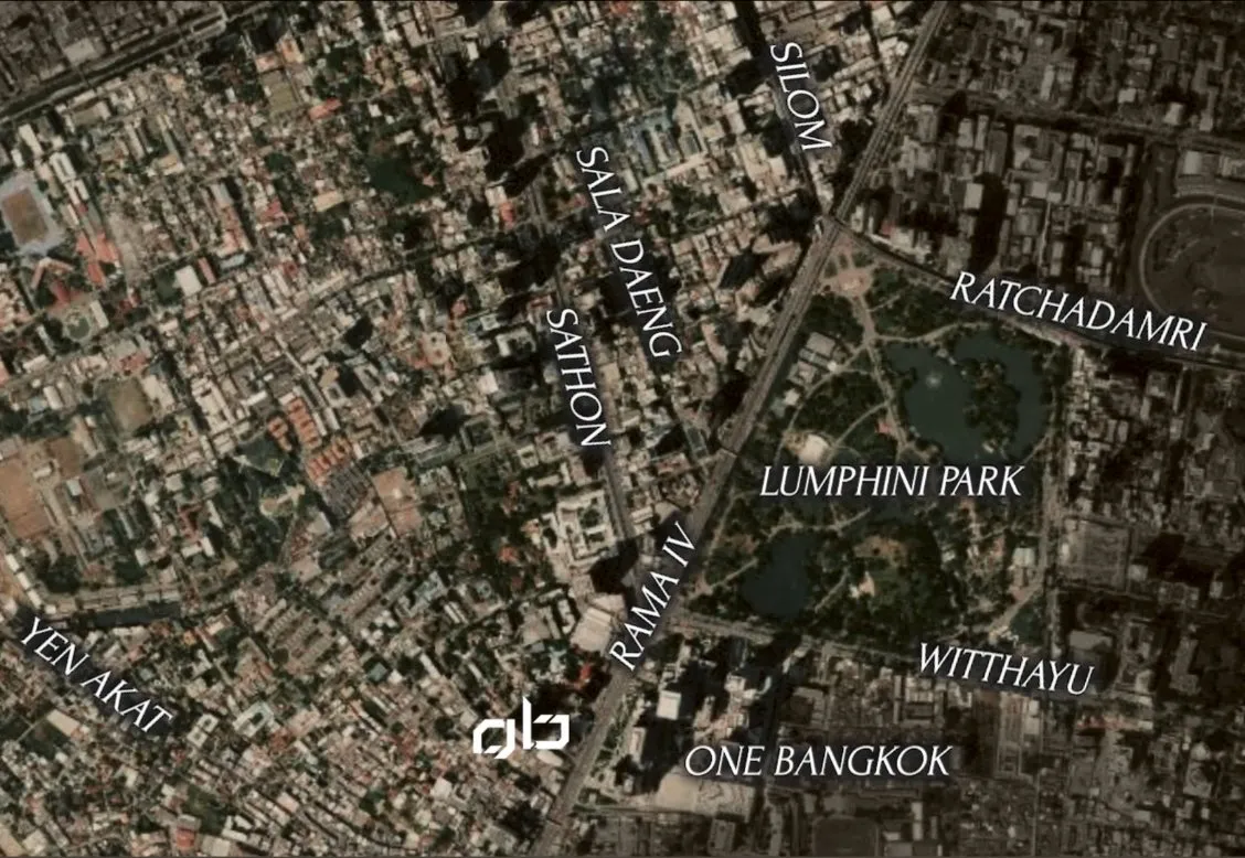 Area overview showing 12 Ngam Duphli and surrounding streets and landmarks