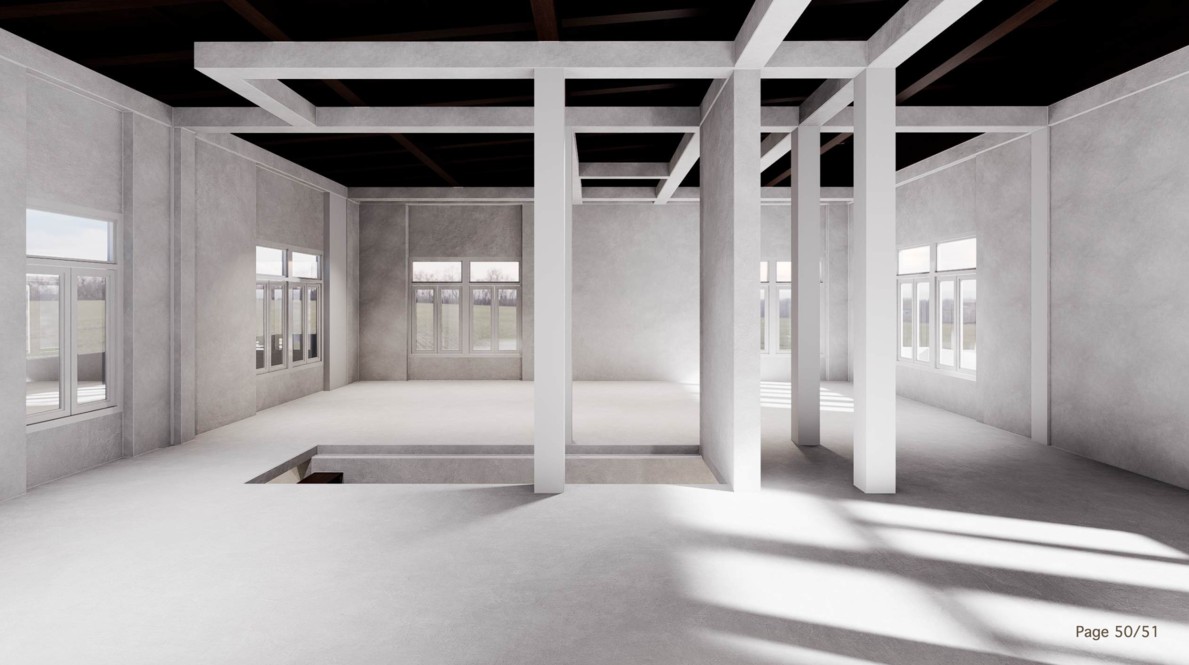 Building B Floor 3, bare-shell interior