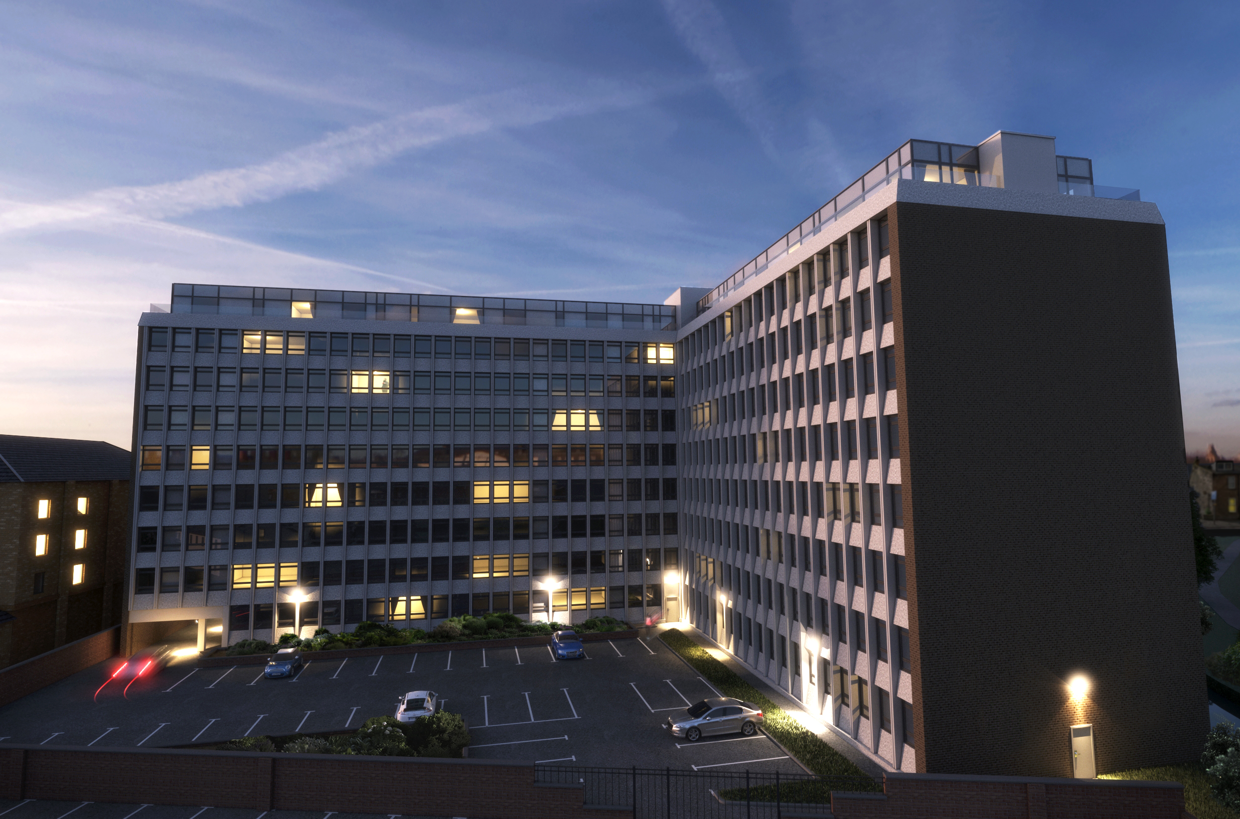 Penthouse plans for superflats in Edinburgh