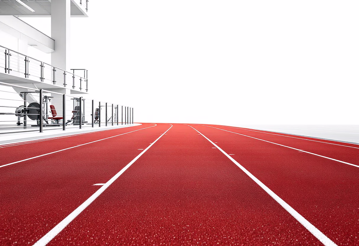 [background image] background image of running track for a gym