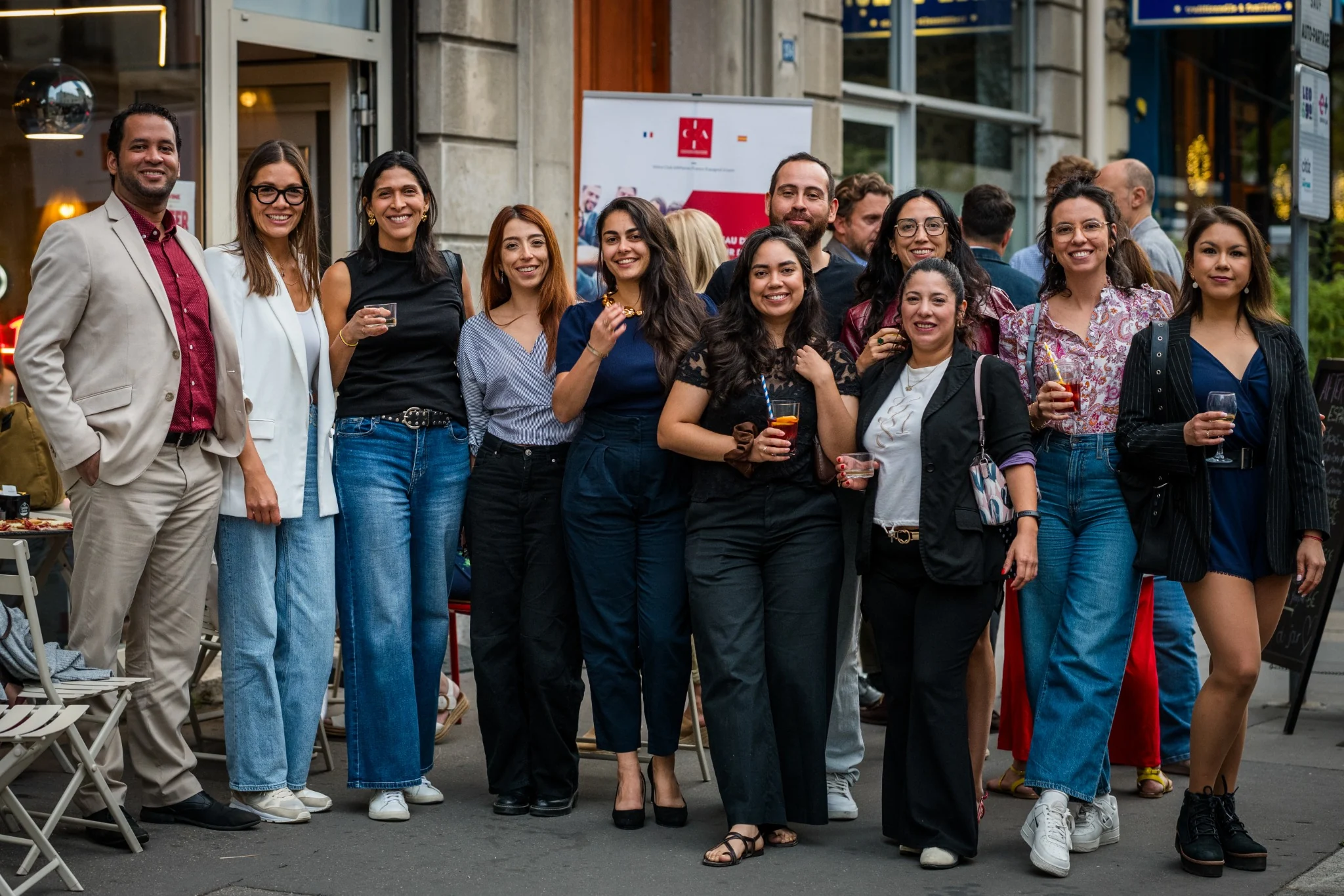 Les membres du CAFA à la soirée de rentrée du Club d’Affaires Franco-Espagnol