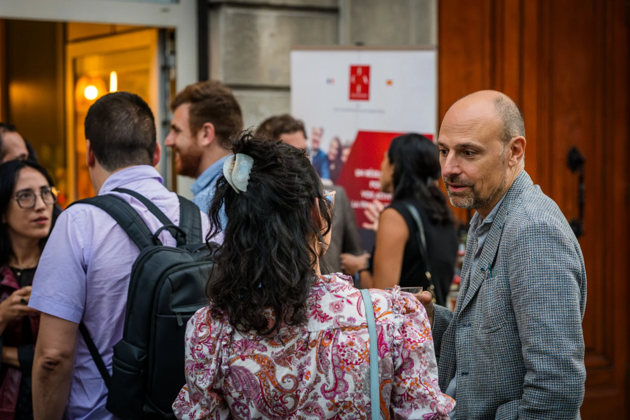 Rencontres lors de la soirée de rentrée à La Divine