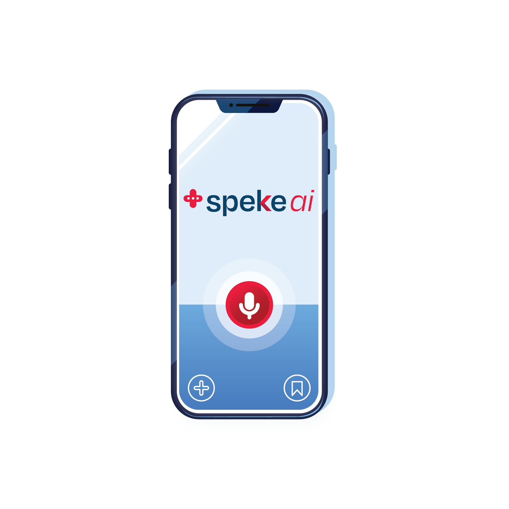 Speke AI mobile application product interface