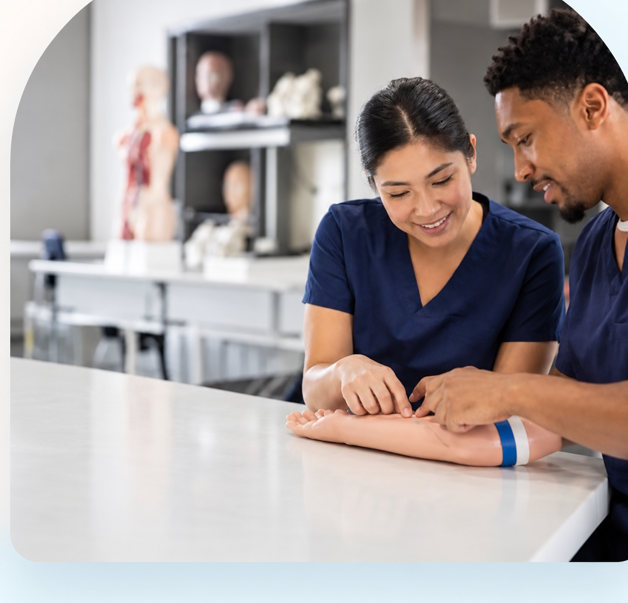Healthcare learners featured on the HealthCareU website