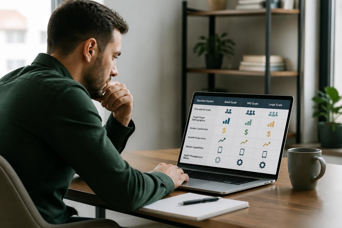 Sportsbook platform selection criteria