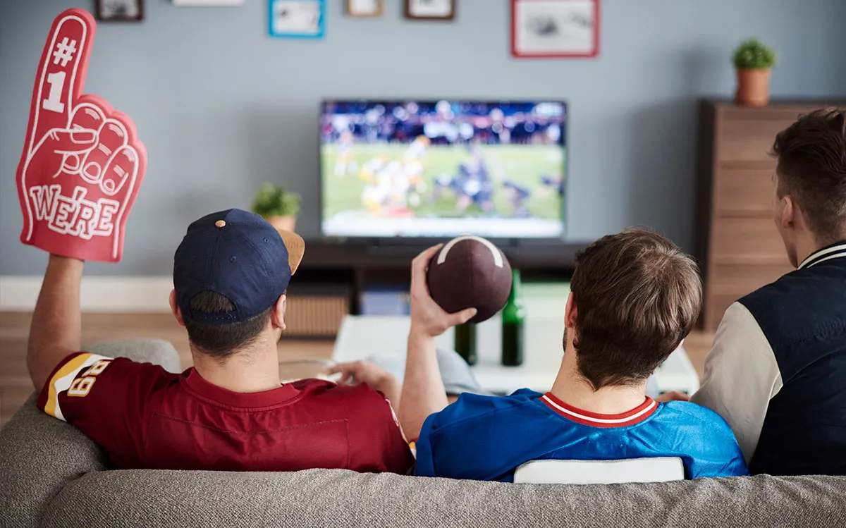 Sports programming on connected TV