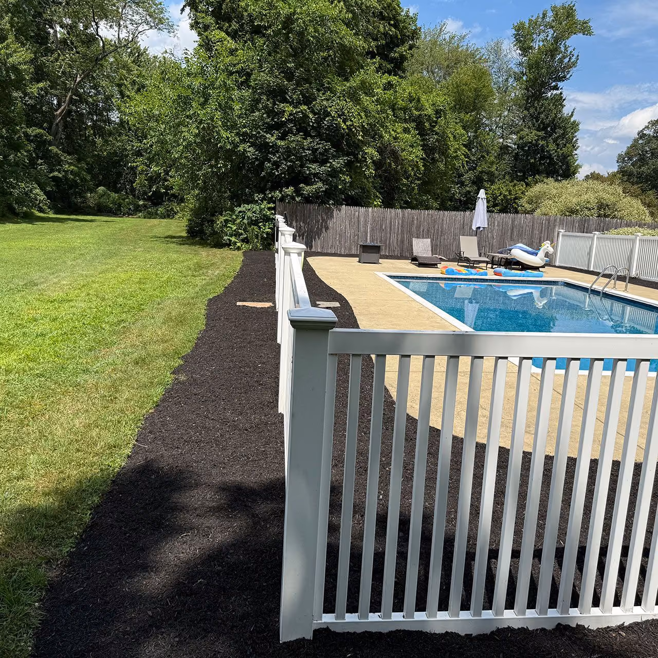 Landscape enhancement services by Earth Management Solutions in Eastern Connecticut