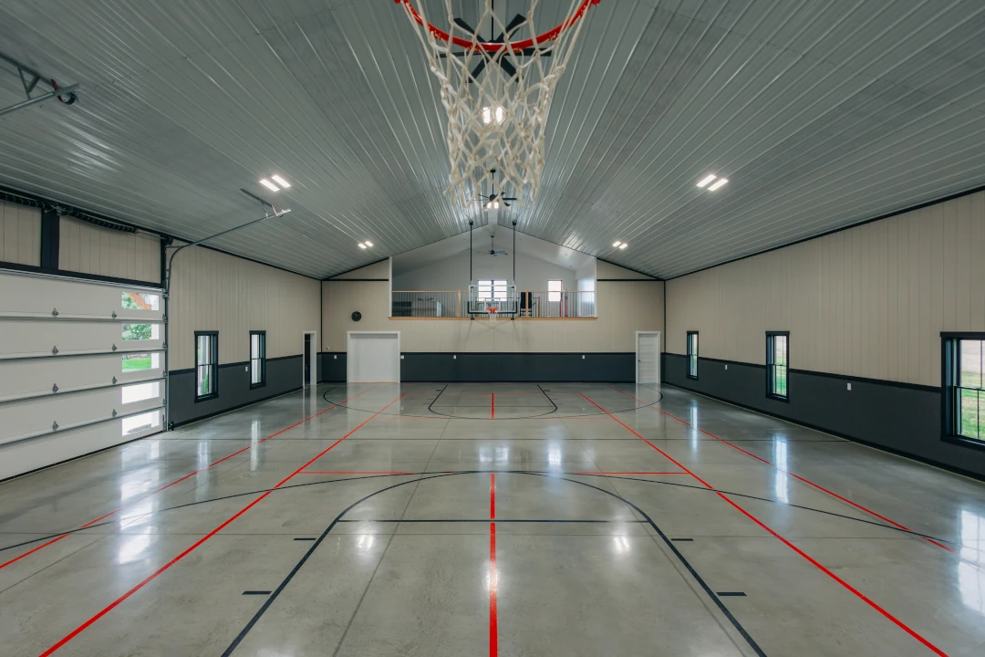 home indoor basketball court