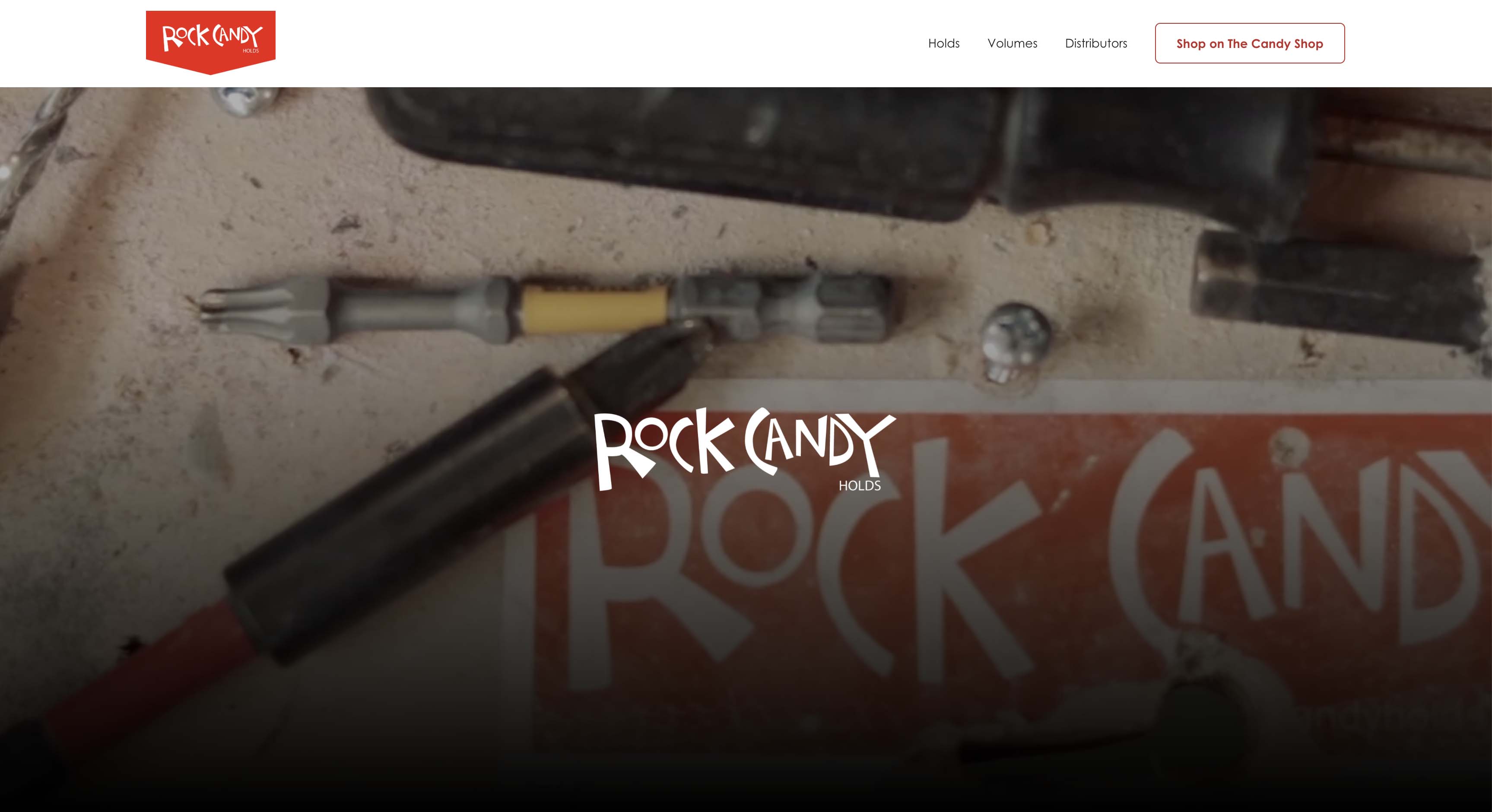 Rock Candy Holds website