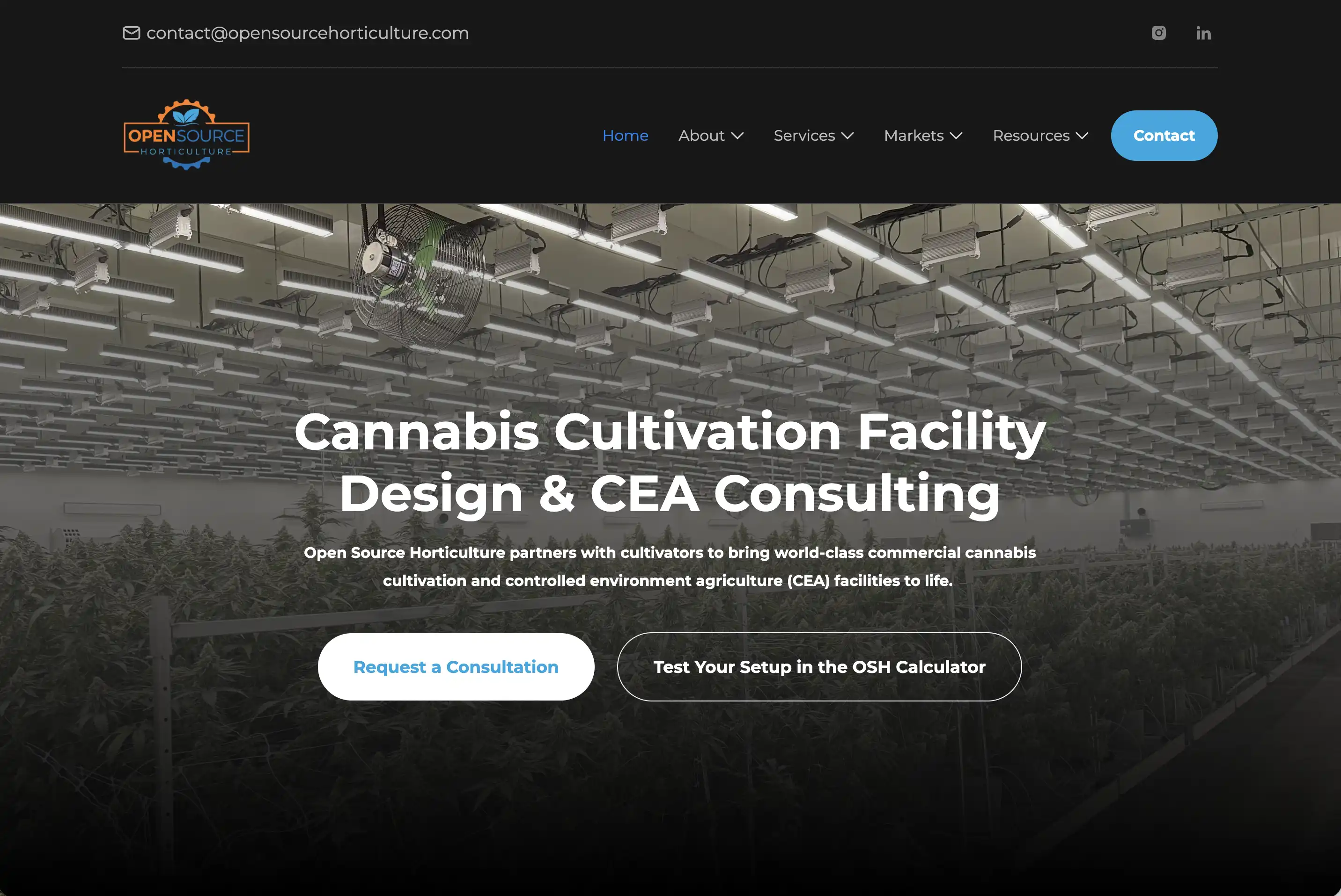 Open Source Horticulture website