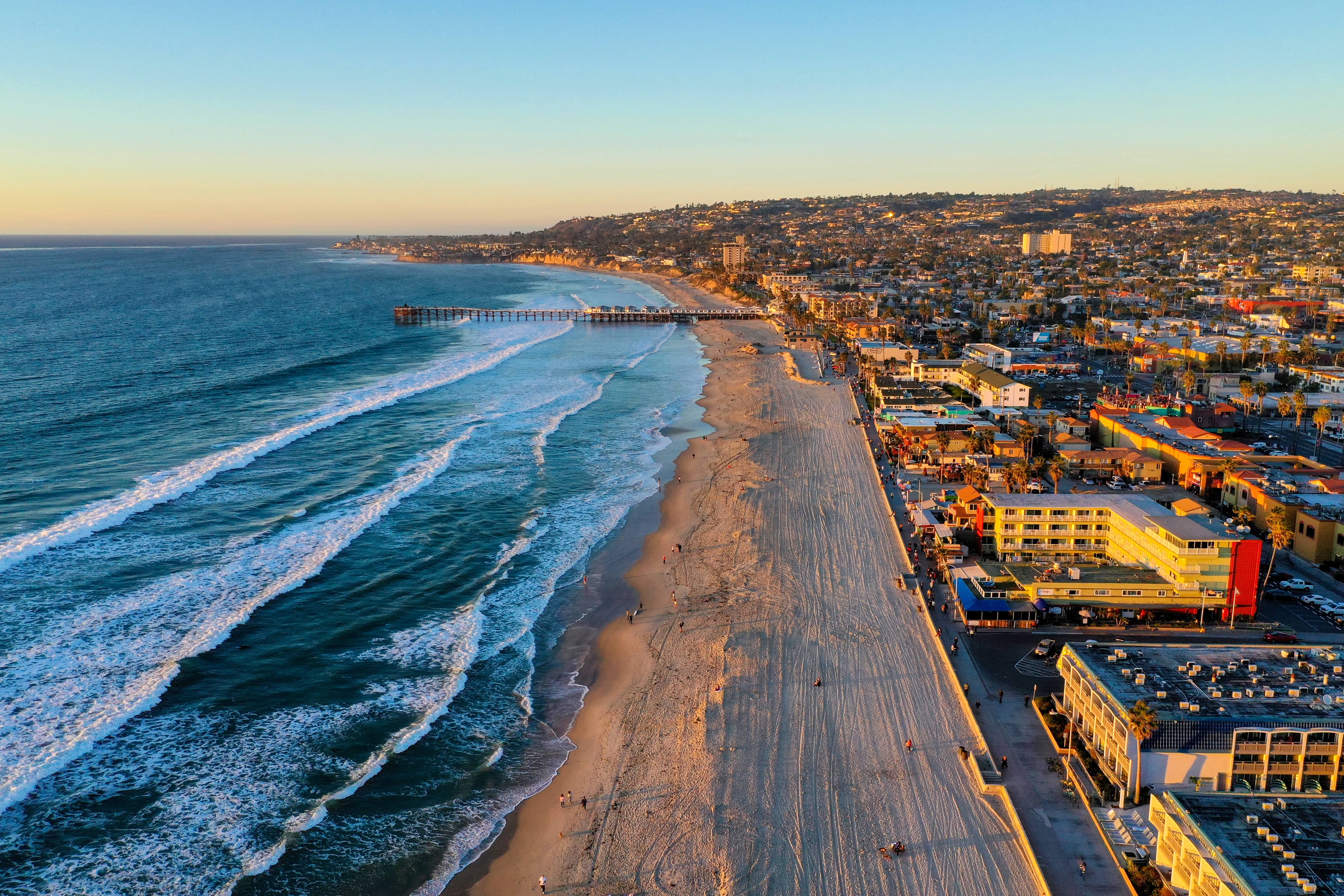 Stock Image of San Diego Pier