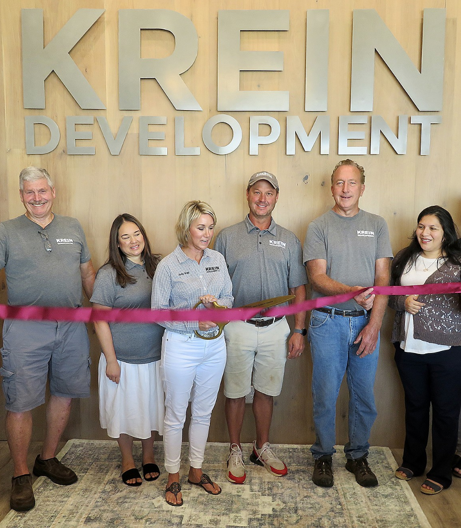 krein development team doing a ribbon cutting