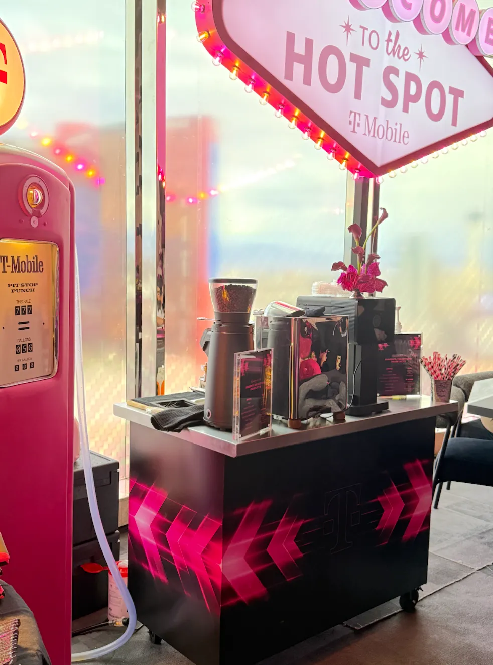 Coffee cart at an event