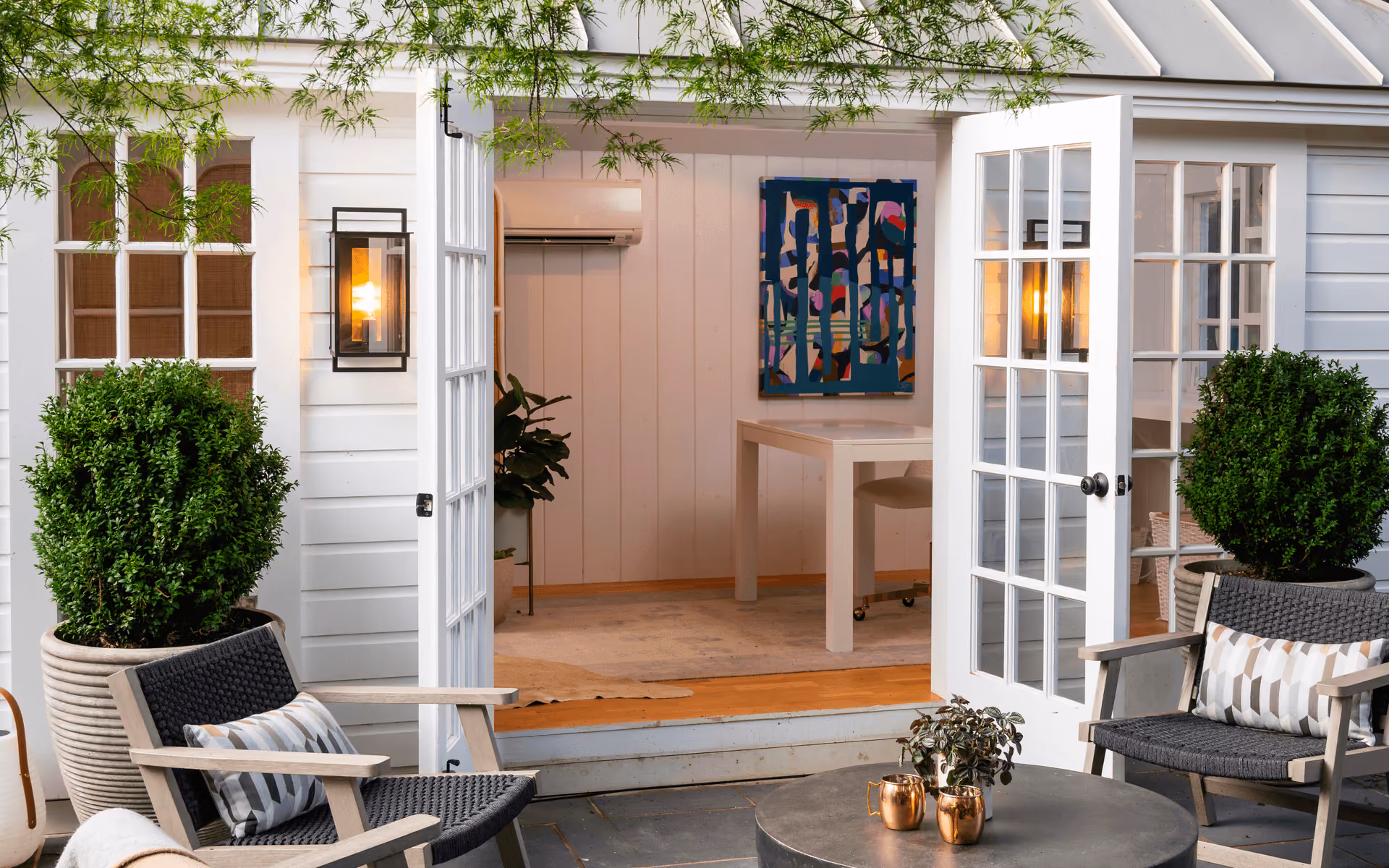 Hillbrook Studio on Queens landscape design by KFiles Design in Myers Park, Charlotte, North Carolina