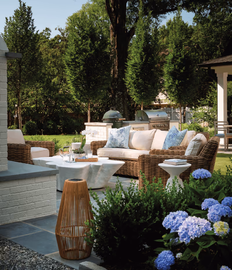 Woodbrook Garden landscape by KFiles Design, Charlotte, North Carolina — detail photo (left)