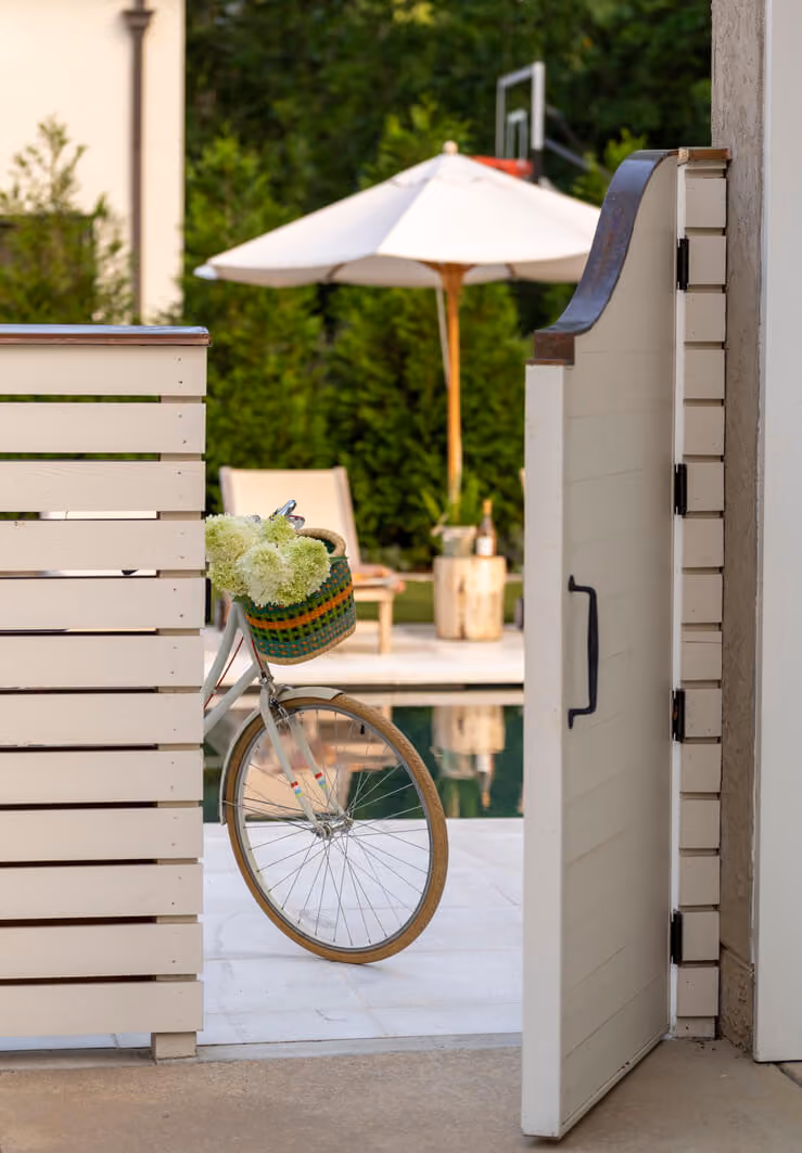 California Dreaming landscape by KFiles Design, Charlotte, North Carolina — detail photo (right)