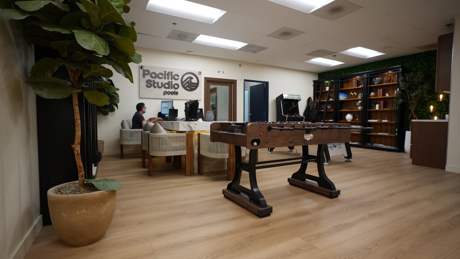 The Pacific Studio Pools design studio in Santa Ana.