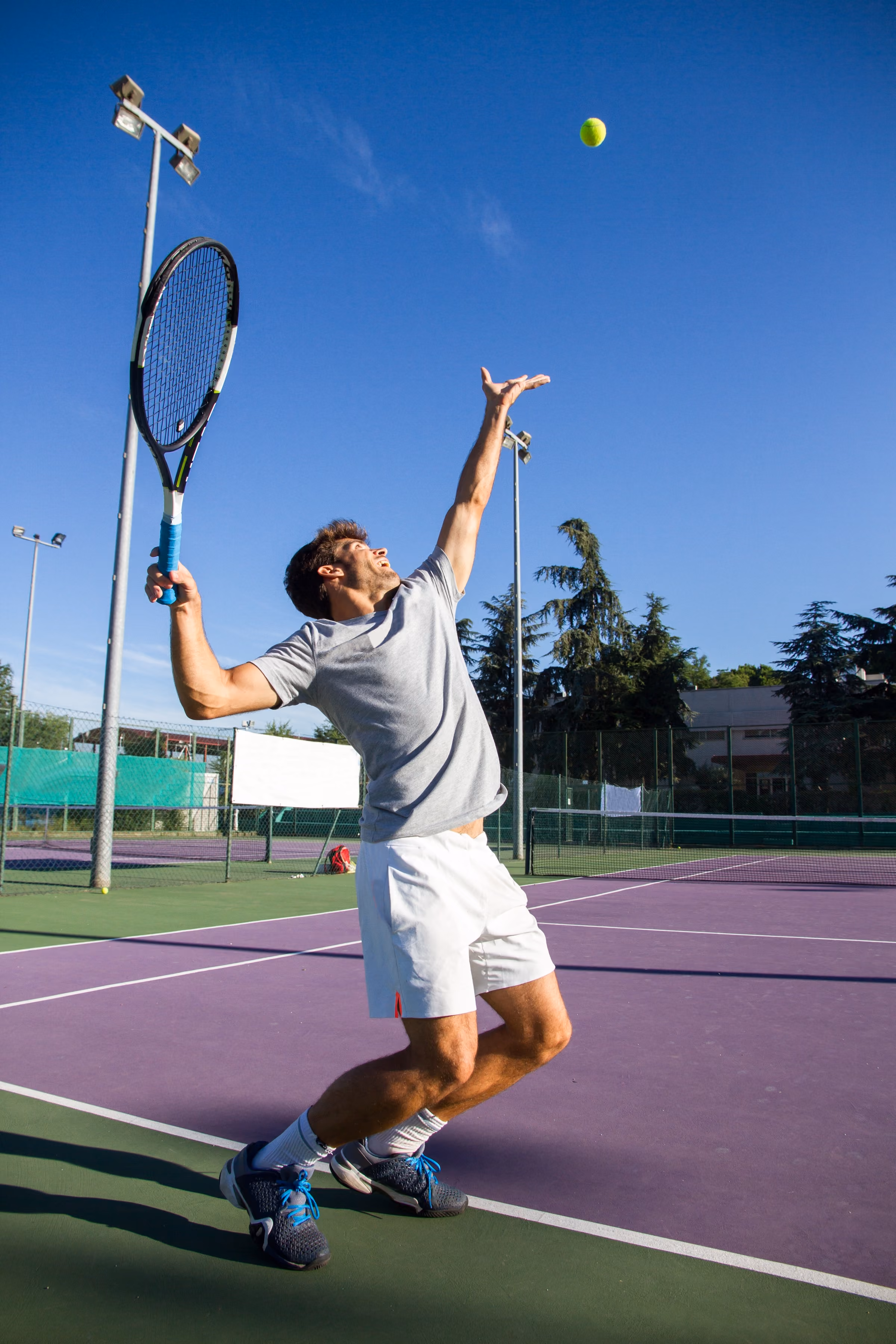 Tennis Serve Stock Image