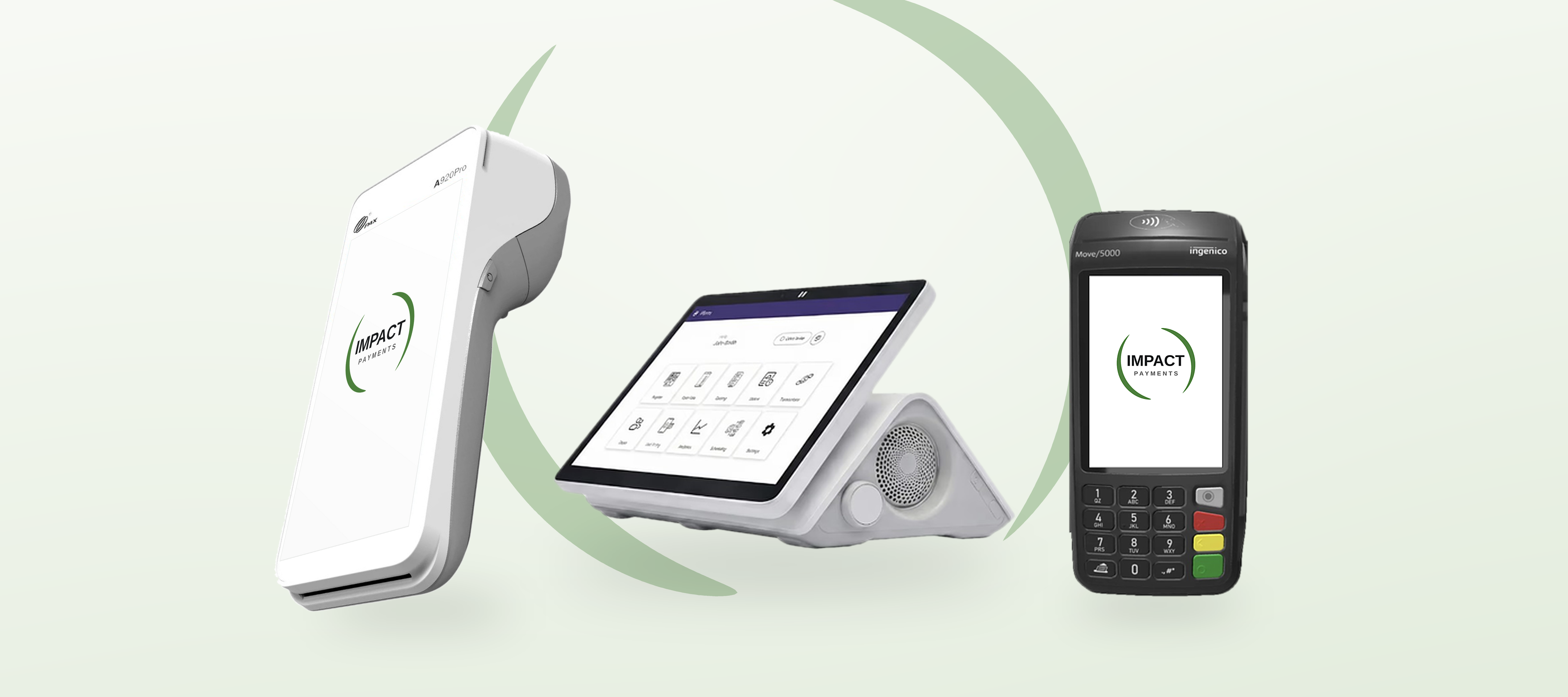 Payment terminals for Impact Payments merchants