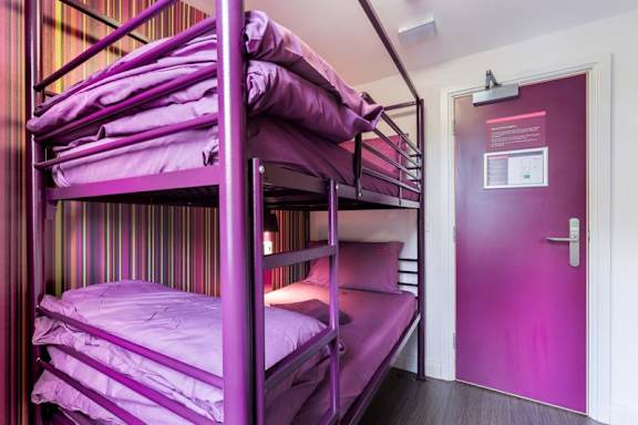 Shared dormitory bunk beds