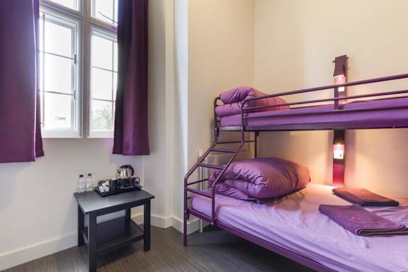 Private room with a double lower bunk