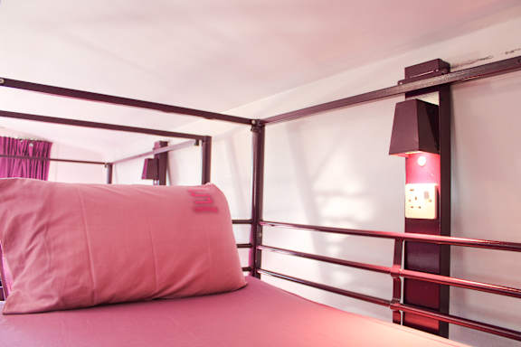 Detail of a shared-room bunk bed