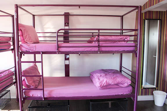 Bunk beds in a shared room